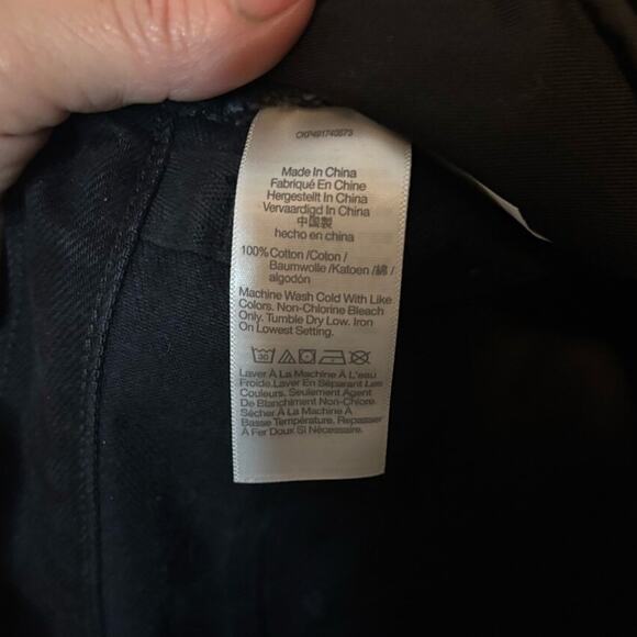 Madewell x Alexa Chung Black High Rise Straight Jeans Size 30 NWT - Picture 9 of 9